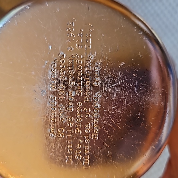 1982 Vintage Smirnoff Vodka Moscow Mule Copper Mug. - Picture 5 of 5